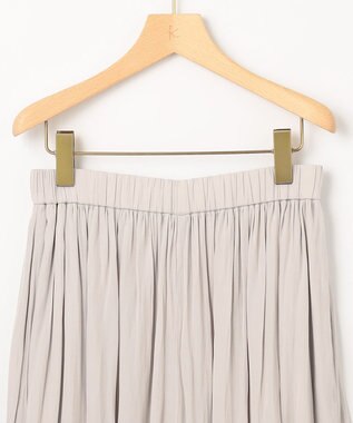 組曲 【新色追加・ウエスト調整可】ギャザーライトデシン パンツ ベージュ系