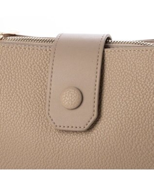 UNBILLION カシュカシュ cachecache / 横型3つ口ショルダーバッグ ベージュ