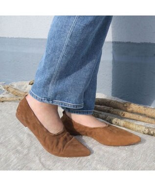 BONTRE 【MIONOTIS/ミオノティス】ギャザーポインテッドカッター/1073M キャメル