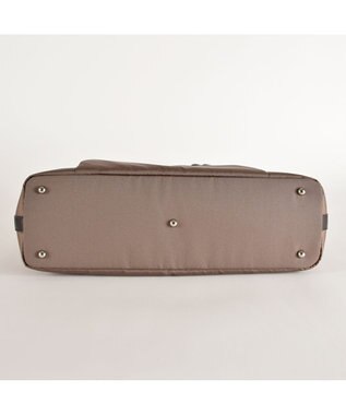 LA BAGAGERIE コーデュラ×リサイクルレザー　スクエアトート ベージュ