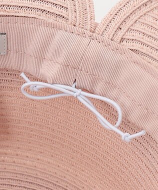 ANY KIDS 後ろ割れ リボン ブレード ハット ピンク