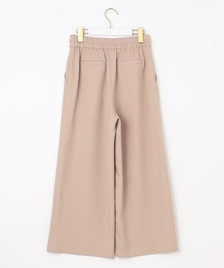 ANY SIS 【洗える】ビットポイント ワイドパンツ ベージュ