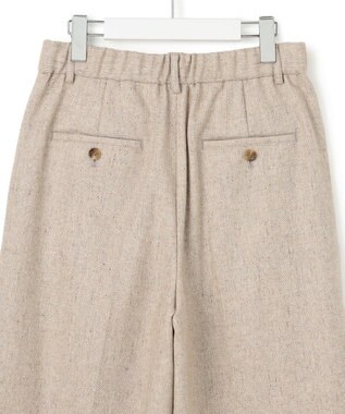 23区 S ヘリンボーンループツイード ハーフパンツ ベージュ系