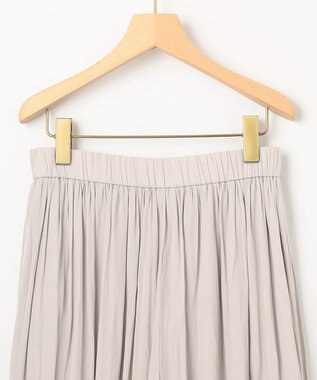 組曲 【新色追加・ウエスト調整可】ギャザーライトデシン パンツ ベージュ系