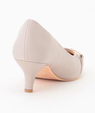 ANY SIS 【22.5～24.5cm】メタルビットレディライク パンプス ライトグレー