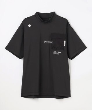 PW CIRCULUS 【MEN】ポケットモックネック ゴルフ ブラック系
