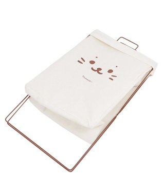 Mother garden しろたん ランドリーバスケット 白～オフホワイト