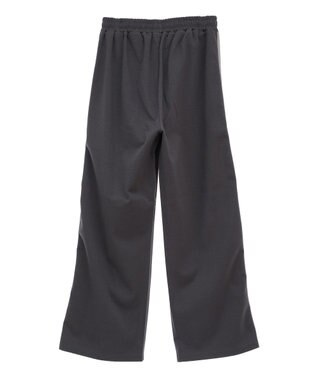 Green Parks サイドラインセンターシム入りスウェットパンツ Charcoal Gray