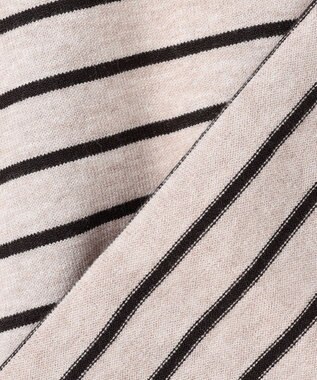 J.PRESS LADIES 【WEB限定】PRINCE クルーネック ニット 【WEB限定】トップベージュ×ダークブラウン系