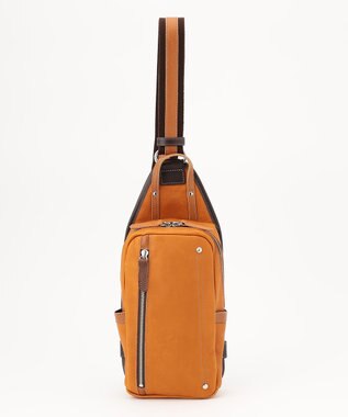 UNBILLION Otias シュリンクレザーオイル仕上げタテ型ボディバッグ