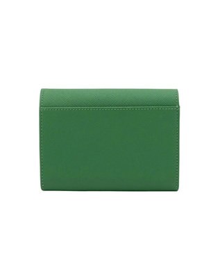 LANVIN en Bleu リュクサンブールカラー 二つ折り被せ財布 グリーン
