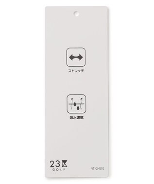 23区GOLF 【MEN】ドライタッチ細ストライプ柄パンツ ネイビー系2