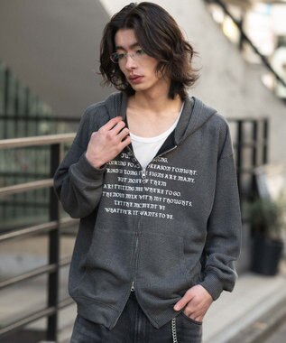 WEGO 【ユニセックス着用ITEM】メッシュZIPパーカー ブラックその他