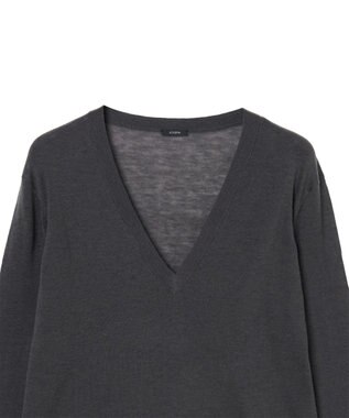 JOSEPH 【WEB＆OUTLET限定】ウールエアー Vネックニット Slate
