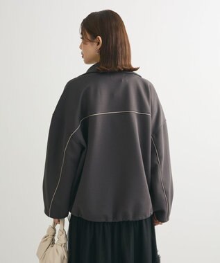 Green Parks コードラインスタンドカットブルゾン Charcoal Gray