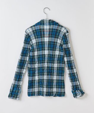 crêprie tsumori chisato creperie LONG SLEEVES SHIRT -TARTAN CHECK クレプリ タータンチェック長袖シャツ TARTAN GREEN
