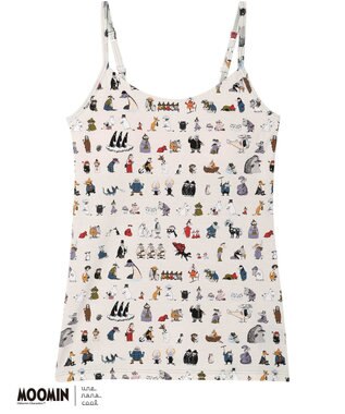 une nana cool 【ムーミン】 MOOMIN * une nana cool  カップ付きキャミソール CR