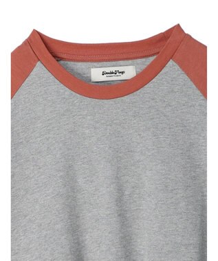 Green Parks ・Ｄｏｕｂｌｅ　Ｆｌａｇｓ　ラグラン７分袖Ｔシャツ Pink