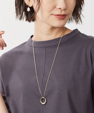 ボリュームリング ワントップ ネックレス
