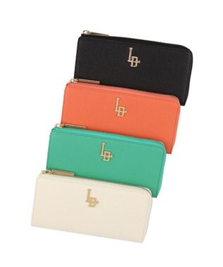 LANVIN en Bleu エルヴィー Ｌファスナー長財布 グリーン