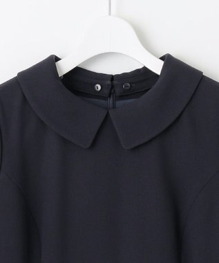 自由区 FORMAL 【お受験/セレモニーに】濃紺　洗える/衿取り外し　ワンピース+ジャケット ネイビー系