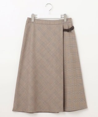 T/R/Wグレンチェック スカート / J.PRESS LADIES | ファッション通販
