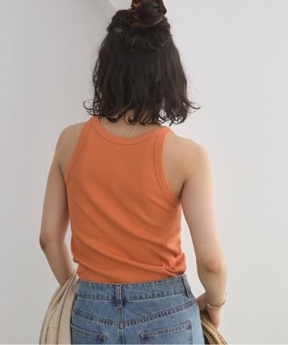 WEGO 【ANGIE VINTAGE/SMLサイズ展開】カップ付きアメスリタンク オレンジ