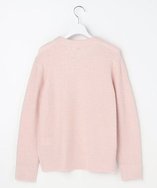 J.PRESS LADIES L SHINE クルーネック ニット ピンク系