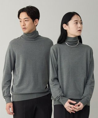 【男女兼用】ソフトサーモ アンチピリングニット タートルネック