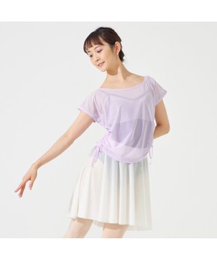 Chacott チュールトップ ライラック