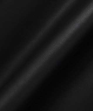 uncrave フェイクレザー フレアスカート ブラック