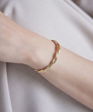 Tiaclasse ツイストバングル ゴールド