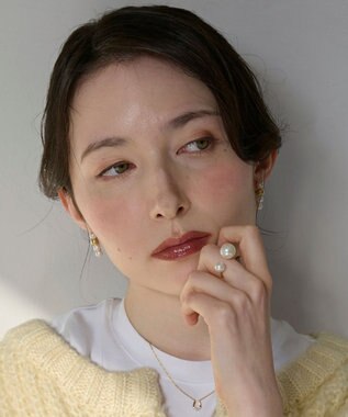 Phoebe 【金属アレルギー対応】ミックスドットピアス　ゴールド/ニッケルフリー/パール ゴールド