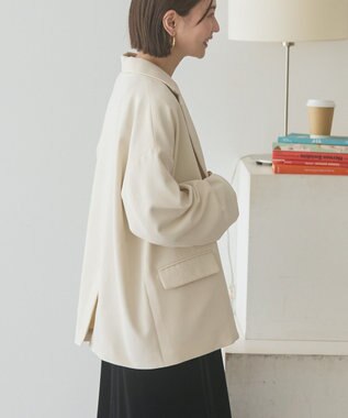 AMERICAN HOLIC BIGサイズテーラージャケット Ivory