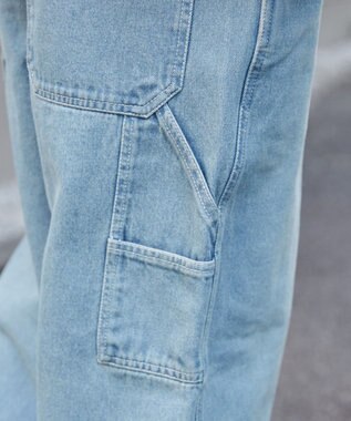 WEGO イージーペインターデニムパンツ デニム淡加工色