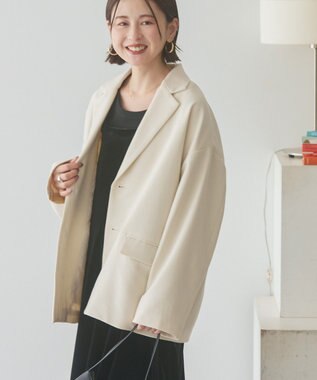 AMERICAN HOLIC BIGサイズテーラージャケット Ivory