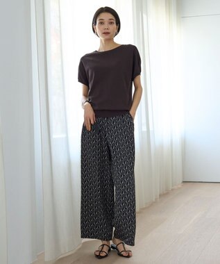 UNFILO スゴ機能 コンパクトニットT ダークブラウン