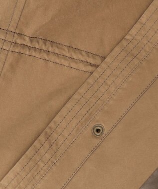 JOSEPH ABBOUD 【ストレッチ/撥水/JAPANファブリック】パウダーツイル ブルゾン ベージュ系