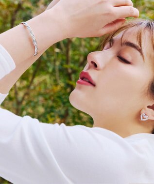 Tiaclasse ツイストバングル シルバー