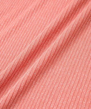 Green Parks ｉｎ　ラメリブハイネックプルオーバー Orange