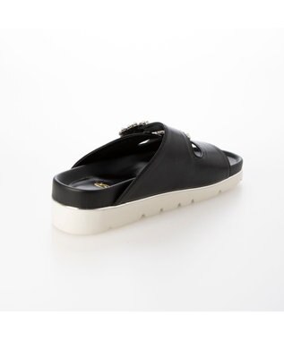 Riz raffinee <Riz raffinee>ビジューダブルベルトスポーツサンダル ブラック