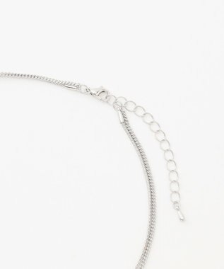 ANY ２連メタルモチーフネックレス シルバー