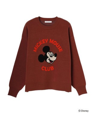 Green Parks ミッキーマウス・クラブ／ジャガードニット Orange