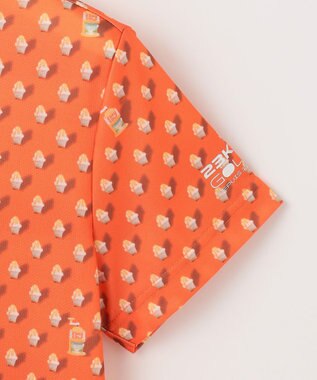 23区GOLF 【WOMEN】【接触冷感・UVケア・吸水速乾】アイス柄 ポロシャツ オレンジ系5