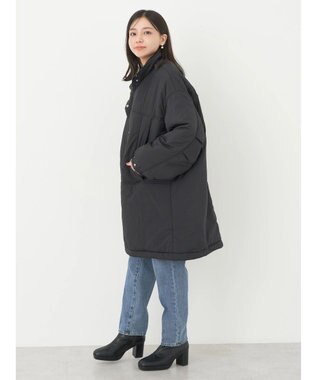 earth music&ecology モンスターコート Black