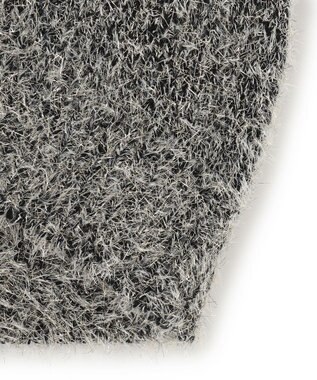 ICB 【洗える】 ルレックスファー ベスト ブラック系