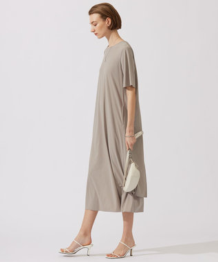 ICB 【接触冷感・UVカット・速乾・洗える】マットスキューバ  ワンピース ライトオリーブ系