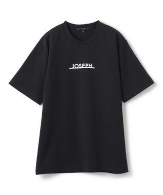 JOSEPH HOMME 【WEB・一部店舗限定】 ライトダブルジャージーロゴプリント　半袖Tシャツ ブラック系