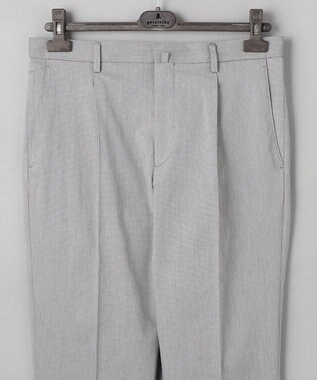 GOTAIRIKU 仕事で着られる綿パン【吸水速乾/ストレッチ/折り目加工】クールマックスコットンパンツ_1タック(25年モデル) ライトグレー系