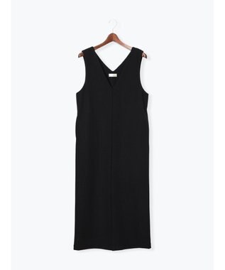 Te chichi ウール混ジャージージャンパースカート ブラック